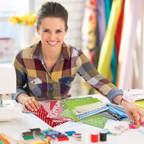 70 stuks 25x25cm Katoenen Stof Vierkanten, Bloemen Gedrukt Patchwork Quilting Stof voor DIY ambachten, Zachte Pre-Cut Naaidoek voor tassen, Kussens, Poppenkleding (25 x 25cm) 5