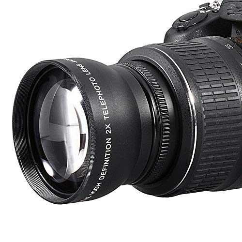 2X Lens, Converter Lens, 52mm Teleconverter 52mm Telephoto Lens 52mm Mount Camera Lens voor Lover 52mm Mount Camera