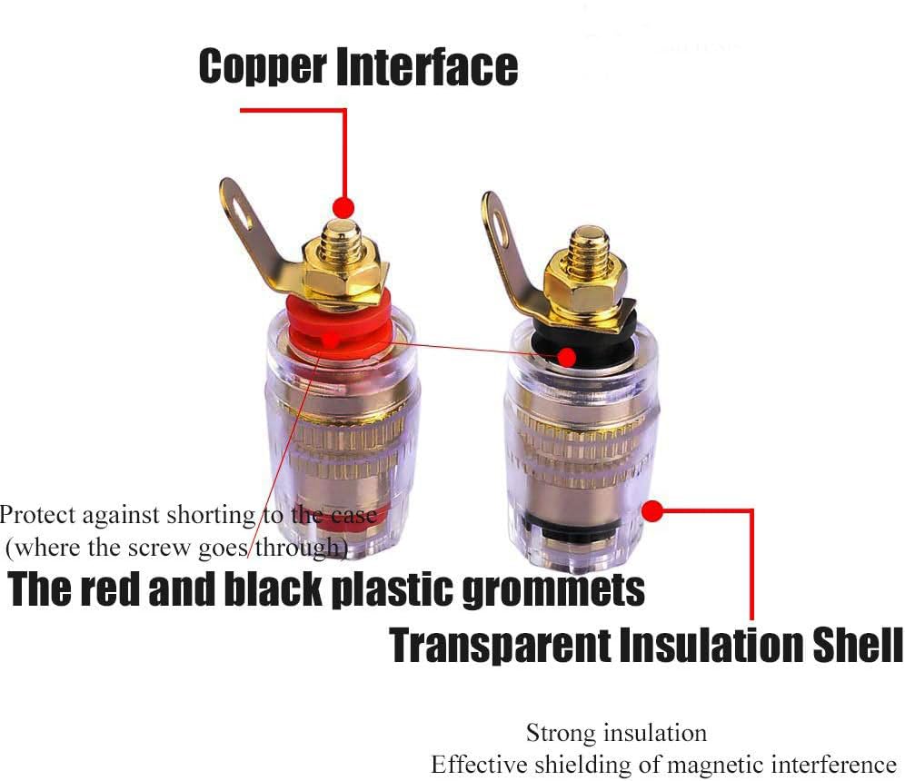 10 stuks luidspreker terminal banaan stopcontact 4mm banaan jack 3