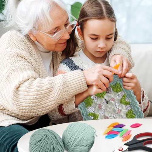 9-Piece Frivolity Shuttle Set, DIY Tools, ambachten voor Frivolity, Plastic breinaalden, Kleurrijke, Grote Ogen, voor Crafting, Kant, Weven, Garens, Naaien