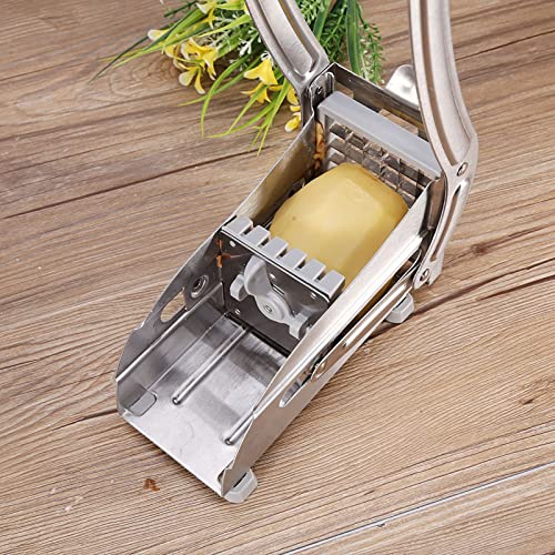 Tagliapatate, Taglia Patate Fritte i Acciaio Inox, Taglierina per Patatine Fritte, Grattugia per Verdure per Uso Domestico e Commerciale 5