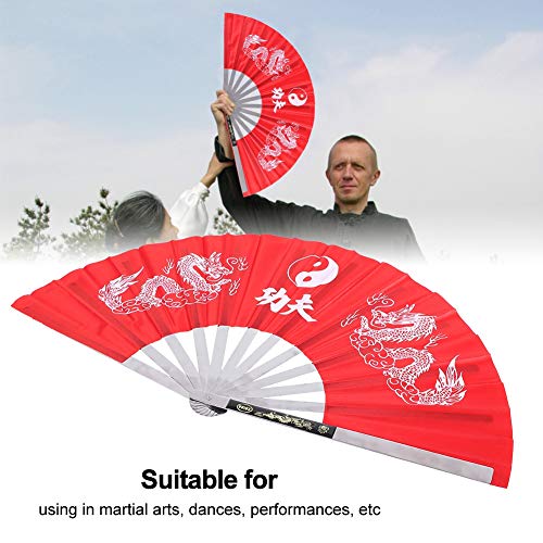 Tai-chi fan, Chinese Kung Fu Fan Martial Opvouwbaar Dans Ventilator Roestvrij staal Chinese stijl Kung Fu apparatuur 3