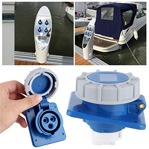 Boot Power Socket, Boot Shore Power Socket met pakking IP67 16A 220-250V voor Yacht RV Camperhome Caravan 5
