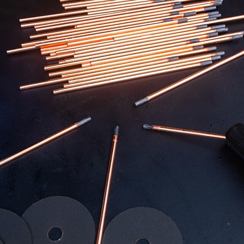 20st 6mmx355mm(1/4"x14") Carbon Arc Air Gouges Rods Koper Graphite gecoate Gouges Elektrode Stangen voor het lassen 5