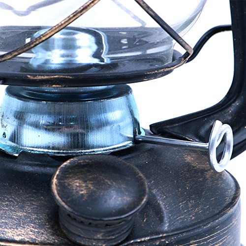 30cm Vintage Storm Lantaarn Lichten Olielamp Burning Lantaarn Retro Kerosene Lampen Klassieke Olielamp Tafel Lantaarns voor thuis, Tuin, Camping Citronella - Brons 5