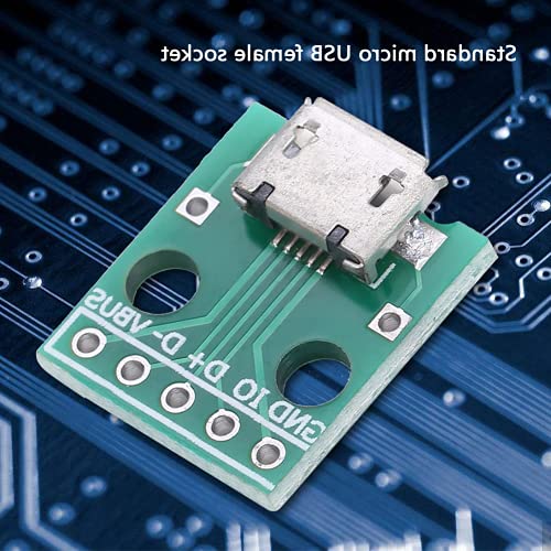 Micro USB naar DIP-adapter 10st vrouwelijke micro 5 stappen 2 54mm Micro USB Soldering 3