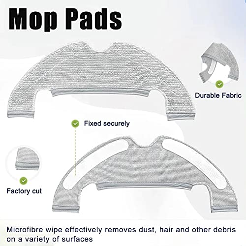 20 stuks accessoire set voor Dreame Bot Z10 Pro L10 Plus stofzuiger, 2 verwijderbare hoofdborstels, 4 Hepa Filter, 4 zijborstels, 4 mopdoeken, 4 stofzakken, 2 reinigingsgereedschappen 5