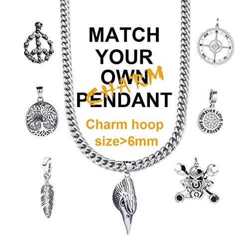 Sieraden Roestvrij staal 6-14mm Miami ketting, Dikke Cubaanse Link voor mannen en vrouwen, Hip Hop sieraden met Gift Box 46, 51, 55, 61, 66, 71, 76 Cm 5