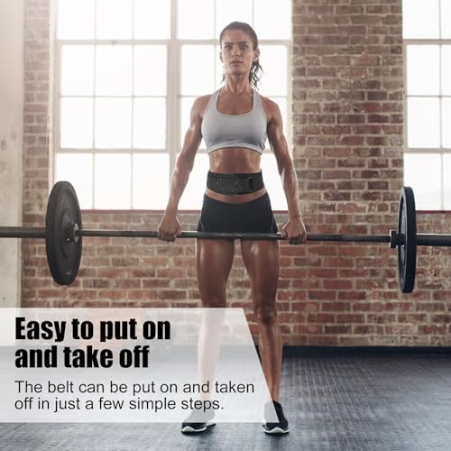Fitnessgordel voor mannen en vrouwen, S-XL, verstelbare Powerlifting Belt, Lumbar Belt met dubbele gevoerde bocht, Dubbele steken, Lifting Belt, Terug Ondersteuning, Training Belt Gym 5