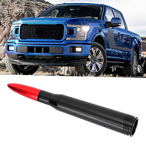 Voertuig externe Antenna Mast Bullet Auto Antenna Truck Antenna Vervanging 50.Cal Bullet Ammo Vormgegeven Antenna Kit Fit voor F150