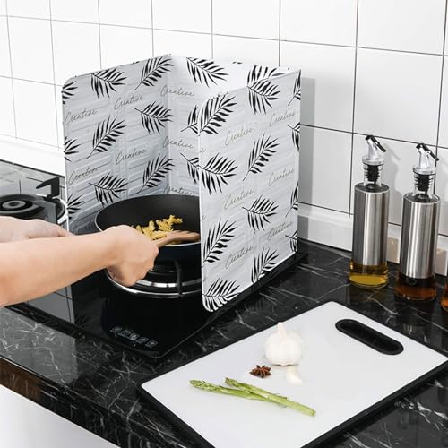Splash Guard voor Wand, Keuken, Splash Guard, Splash Guard voor Keukenolie voor huishoudelijke kookplaten, Spray Guard Plate voor koken Aluminium Foil