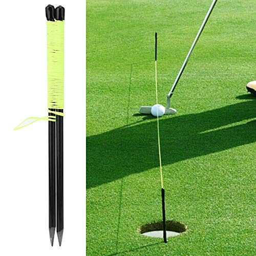 Golf Swing Zet touw Stick, Uitlijning Stick, Heading Training Hulp Stick, Beginner Outdoor gebruik voor vaardigheden bereik 5