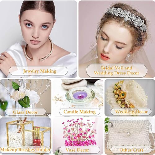 ca.55 st 16mm ronde kralen voor ambachten Plastic kralen kleurrijke ambachtelijke kralen kralen voor string voor doe-het-zelf sieraden accessoires, Sprinkle decoratie, decoratieve kralen voor 3