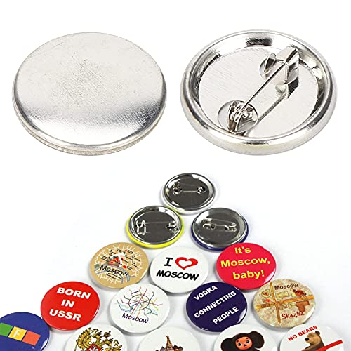 100st badge knop pin, lege DIY pin kit medaille duidelijke knop pen badges kit voor handwerk souvenirs geschenken