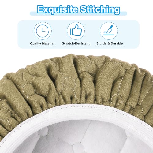 Krukhoes Ronde Elastische Bar Kruk Hoes Wasbare Kruk Kussen Hoes Stretch Bar Chair Hoes voor 25-33cm Voorzitter Golden 5