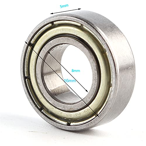 16mmx8mmx5mm lager10st 688ZZ miniatuur kogellagers metaal dubbel afgeschermde lagers