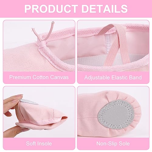Klassieke dansschoenen, Canvas Classic Dansschoenen, Non-Slip Dansschoenen, Gedeelde Tong, Gymnastiek, Dansschoenen voor meisjes en vrouwen 4