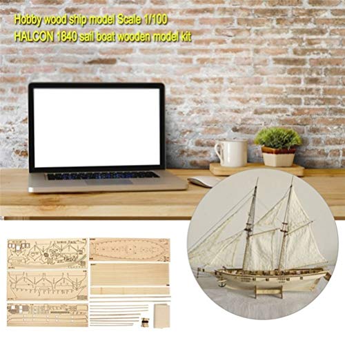 Houten zeilboot Model,Wooden Ship Kit, DIY Vaartuigmodel Kit, Scheepsbouw Kit, Zeilen Vaartuig, Modelbouw Kit, Hout Scheepsbouw Kit, vlagschip Speelgoed 4
