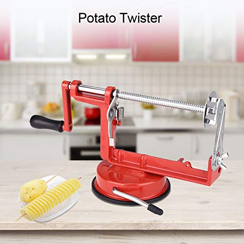 Potato Twister, Spiral Potato Cutter, Handmatige Peeler, Roestvrij staal Spiraal Potato Cutter, voor fruit, Aardappelen, Tornado Chips