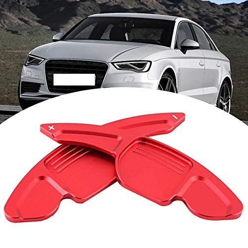 Schaltknauf 2 Stück Aluminiumlegierung Autolenkrad Schalthebel Schaltwippen fürA3 A4L A5 A6 A7 A8 4