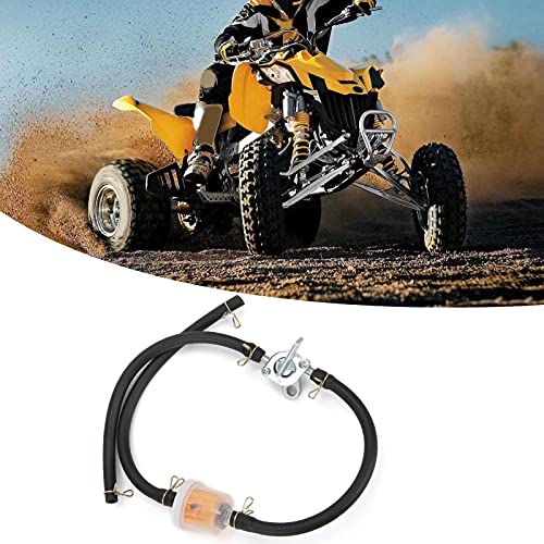 Benzine Tap 6 mm Universal Dirt Bike Fuel Shut-Off Fuel Slang Inline Filter 6 mm Inline Fuel Tank Tap Filter Tube met Benzine Tap Switch Sluit Valve Universeel voor 3
