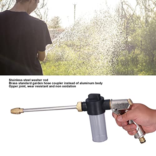 Tuinslang Rod Sprayer, flexibele hoge druk water pistool voor huishoudens met autowashouder voor 1/2 inch buis