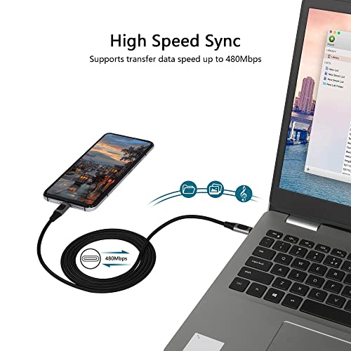 100W USB-C naar USB-C snelle voedingskabel, ondersteunt tot 5A 20V met DC4017 conversiekop, 5V 9V 12V, kan het vermogen tot 65W verminderen (kabel met DC 4017) 3