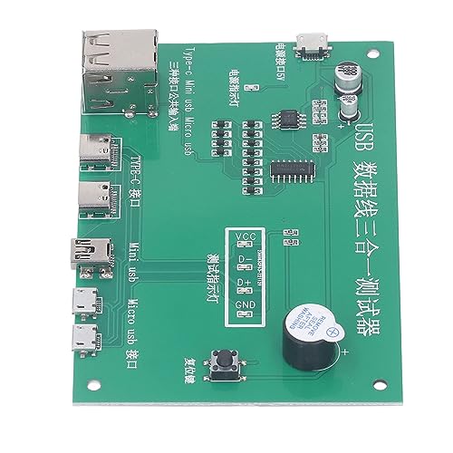 USB 5V 3-in-1 testkaart, USB-kabeltester, hoge precisie, LED-display voor Mini USB Elektronische componenten 5