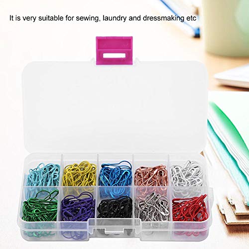 300st/Set Gourd Vorm Pins, Kleurrijke Gourd Tag Craft Safety Pins, metalen clips Kleding Accessoires (10 4