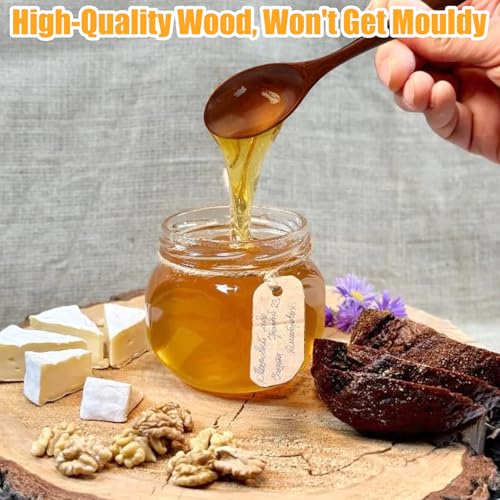 8 stuks honinglepel hout, honingroerder, honinglepel, honinglepel, honinglepel, honinglepel, honinglepel, honinglepel, honinglepel, honinglepel, honinglepel, honinglepel, honinglepel, voor het schoffelen en roeren van honing 5