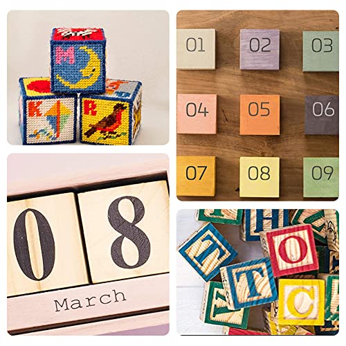 12 stukken kalk houtsnijblokken, 5 x 5 x 5 cm, grote houten blokjes, natuurlijke snijblokken, onvoltooide gladde houten blokjes voor DIY snijden, vormen, schilderen 5