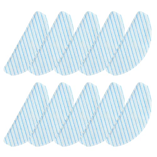 10PCS-upgraded Cleaning Mop Cloth Wipes voor Ecovacs Deebot Ozmo T8 AIVI T8 Max/N8, N8 Plus N8+, N8 Pro, N8 Pro+ / T9 T9+ T9 AIVI, T9 Plus Stofzuiger