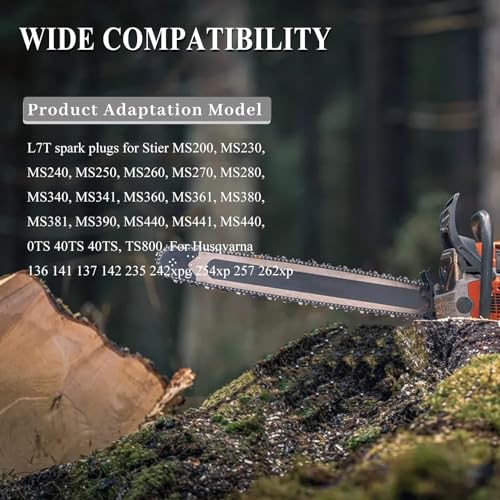 2-STROKE Vonkplug voor HUSQVARNA 51 55 61 66 261 262 268 272 288 357 359 361 362 365 372 XP 455 460 570 kettingzaag 3