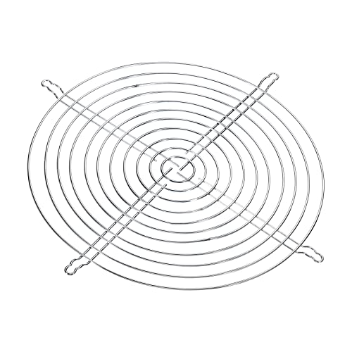 254mm Dia Fan Finger Grill, 1 Pack Metal Grill Protector Guard voor 254X254mm Ventilator beschermhoes DIY, Silver