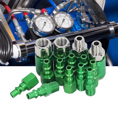 Universele aluminium lucht koppeling en Plug Kit 1/4 Inch NPT industriële snelle koppeling Kit voor verschillende toepassingen 5