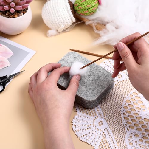 Naald vilt mat gemaakt van natuurlijke wol, Coaster voor droog vilt en naald vilt naalden, onderlaag, vilt wol, droog vilten, naald vilt, voor naald vilt, handwerk, doe het zelf