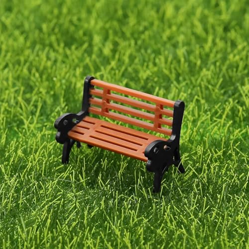 Zee 10st geschilderd model patio bank miniatuur gebouw trein indeling schaal HO OO model trein HO TT 1:87 bank stoelbank 4