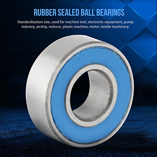 25 st/set cuscinetti a sfera MR115-2RS blauw metaal rubber verzegelde kogellagers 5 * 11 * 4mm