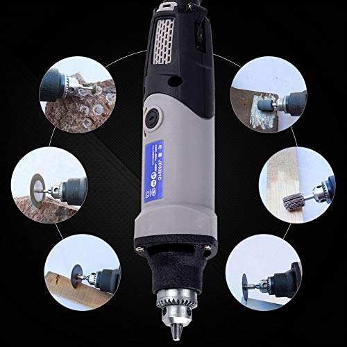 400W Straight Grinder, 6 posities Variable Speed Drill Grinder Rotary Tool Precise for Cutting for Grinding 220V EU Plug 3