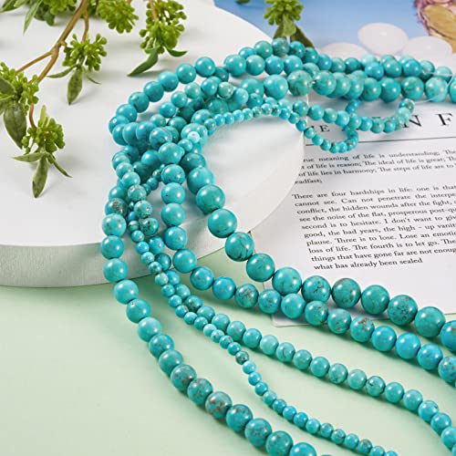 5 onderdelen natuurlijke edelsteen turquoise kralen 4mm/6mm/8mm/10mm ronde bal Losse kralen voor ketting armband sieraden maken 4