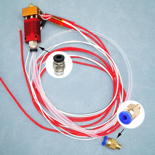 Teflon slang Transparante Extruder Feeder Tube (8m, 2mm Binnendiameter x 4mm Buitendiameter) + Blue PTFE slang Cutter voor 1,75 Filament Creality Ender 3/Pro Ender 5 5