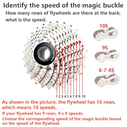 5 paar fietskettingverbindingen, fietskettingconnector, fietskettinglinks, voor 6/8-snelheidskettingen 5