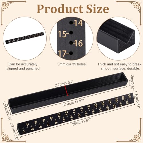 30 cm Boekbindgereedschap voor het binden van Keizerboeken met weegschalen voor DIY notebooks, dagboeken, notebooks