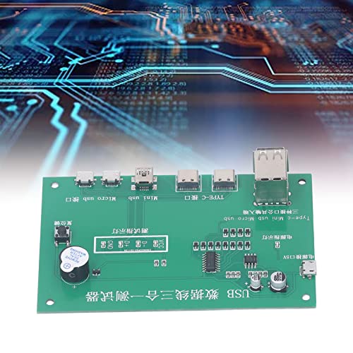 USB 5V 3-in-1 testkaart, USB-kabeltester, hoge precisie, LED-display voor Mini USB Elektronische componenten 4