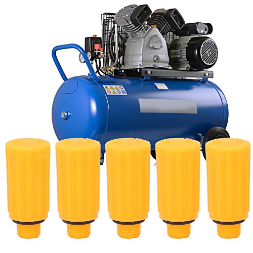 Centrale pneumatische compressoronderdelen, Oranje Ademhalingsstang Ontluchtingsdop 5 Stuks 9 Mm Luchtcompressorpomp Vervangende luchtcompressoren 5