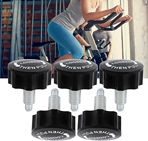 Zee 5PCS M16 Verstelbare Knob Pop Pin Oefenfiets Onderdelen voor de meeste Oefenfietsen apparatuur 5