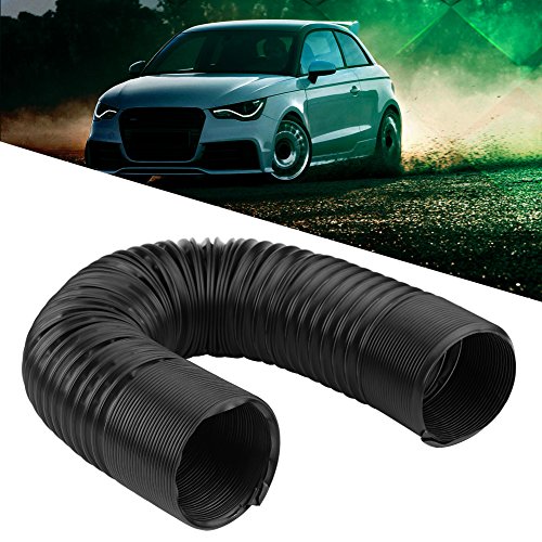 KIMISS Car Air Suction Tube, 63mm 76mm Universal Car Modified Air Intake Flexible Expansion Pipe Ducting Plastic Slang(63mm) 4