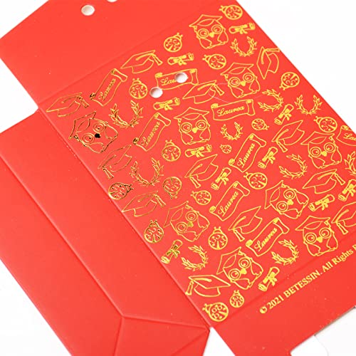 50 stuks Italiaanse afstuderen snoepdozen rode snoepdozen papier afstuderen zakken met kord en cadeauhanger geschenkdoos geschenkzakjes 3