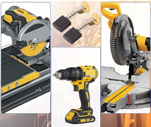 24st 12 maten elektrisch gereedschap koolstof borstels vervanging voor verschillende soorten koolstof borstel motoren zoals mitre cutters, haakse slijpers 5