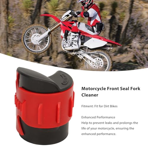 Voorvork reiniger voor motorfiets, lekproof en gemakkelijk te gebruiken, olieverzegeling verwijdergereedschappen Fork Shock Absorber, Ideaal voor vuil fietsen (rood) 3